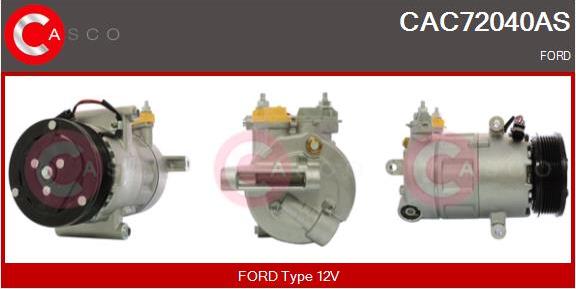 Casco CAC72040AS - Compressore, Climatizzatore autozon.pro