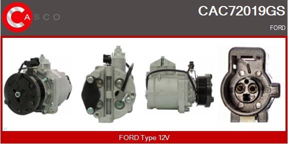 Casco CAC72019GS - Compressore, Climatizzatore autozon.pro