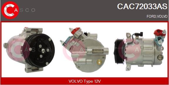 Casco CAC72033AS - Compressore, Climatizzatore autozon.pro