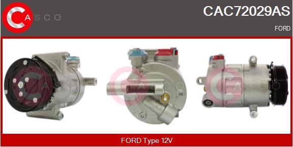 Casco CAC72029AS - Compressore, Climatizzatore autozon.pro