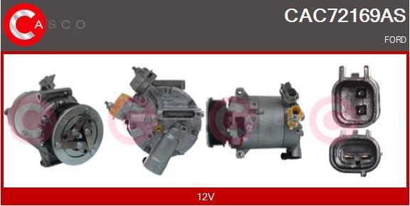 Casco CAC72169AS - Compressore, Climatizzatore autozon.pro