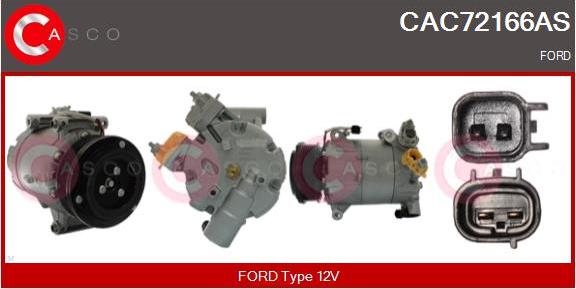 Casco CAC72166AS - Compressore, Climatizzatore autozon.pro