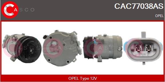 Casco CAC77038AS - Compressore, Climatizzatore autozon.pro