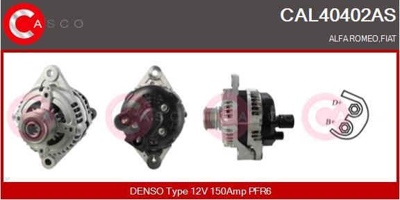 Casco CAL40402AS - Alternatore autozon.pro