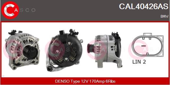 Casco CAL40426AS - Alternatore autozon.pro