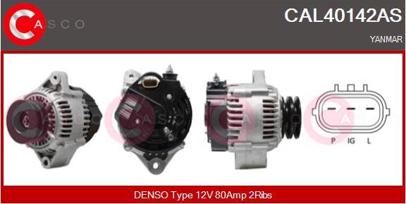 Casco CAL40142AS - Alternatore autozon.pro