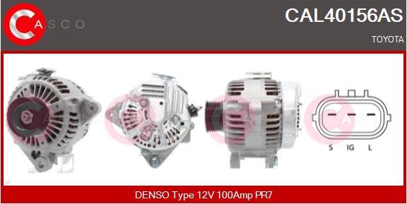 Casco CAL40156AS - Alternatore autozon.pro