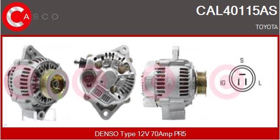 Casco CAL40115AS - Alternatore autozon.pro