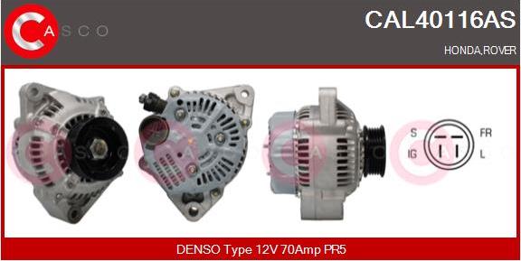 Casco CAL40116AS - Alternatore autozon.pro