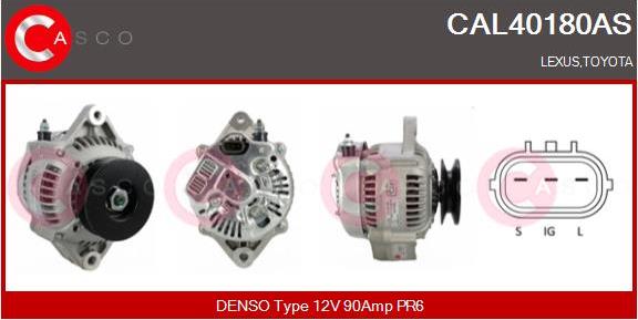 Casco CAL40180AS - Alternatore autozon.pro