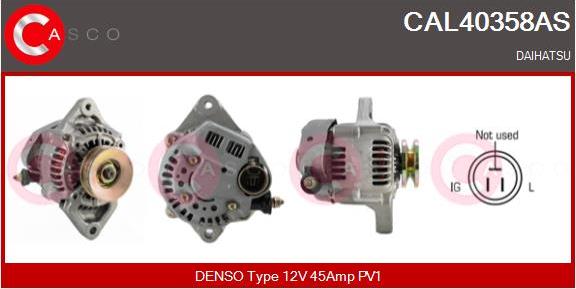 Casco CAL40358AS - Alternatore autozon.pro