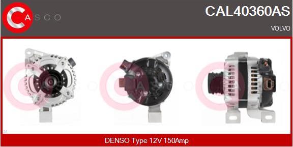 Casco CAL40360AS - Alternatore autozon.pro