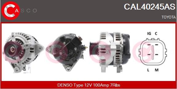 Casco CAL40245AS - Alternatore autozon.pro