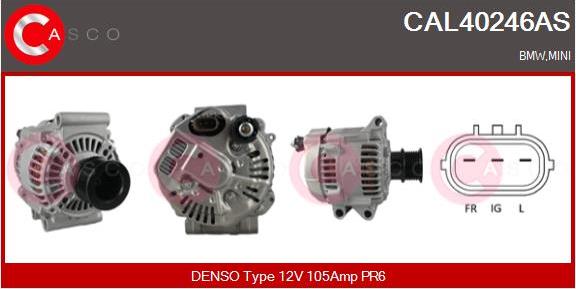 Casco CAL40246AS - Alternatore autozon.pro