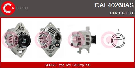 Casco CAL40260AS - Alternatore autozon.pro