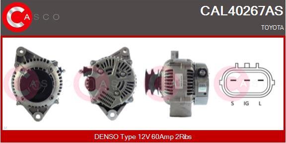 Casco CAL40267AS - Alternatore autozon.pro