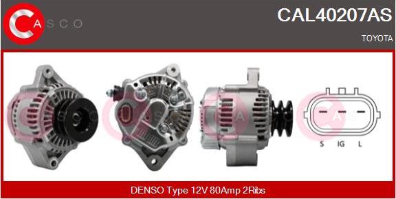 Casco CAL40207AS - Alternatore autozon.pro