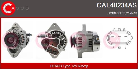 Casco CAL40234AS - Alternatore autozon.pro