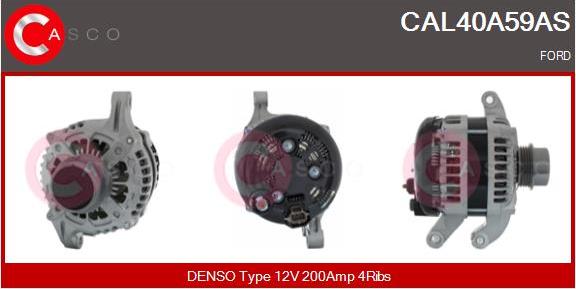 Casco CAL40A59AS - Alternatore autozon.pro