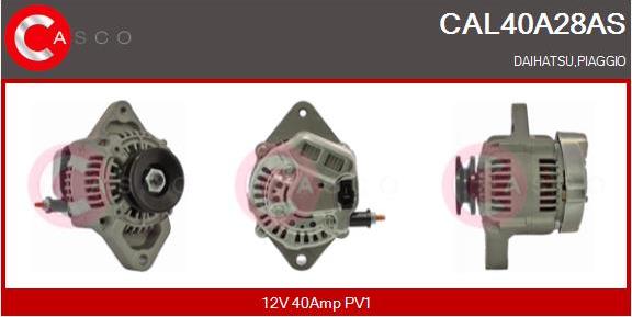 Casco CAL40A28AS - Alternatore autozon.pro