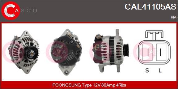 Casco CAL41105AS - Alternatore autozon.pro