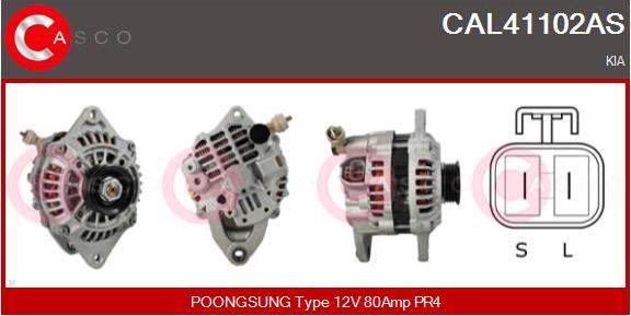 Casco CAL41102AS - Alternatore autozon.pro