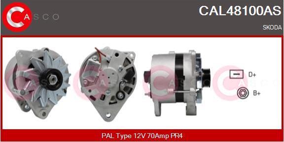 Casco CAL48100AS - Alternatore autozon.pro