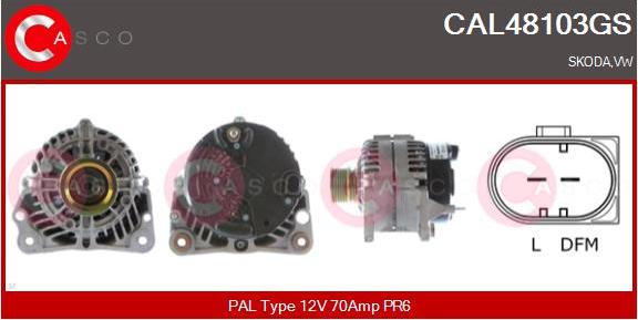 Casco CAL48103GS - Alternatore autozon.pro