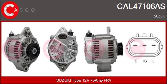 Casco CAL47106AS - Alternatore autozon.pro