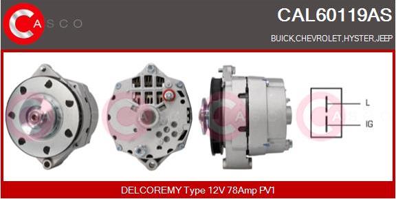 Casco CAL60119AS - Alternatore autozon.pro