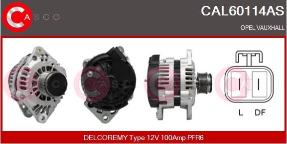 Casco CAL60114AS - Alternatore autozon.pro