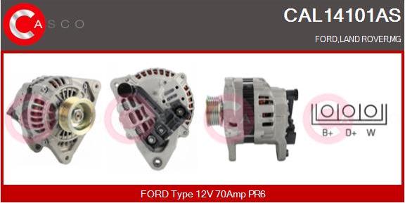 Casco CAL14101AS - Alternatore autozon.pro