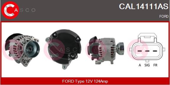 Casco CAL14111AS - Alternatore autozon.pro