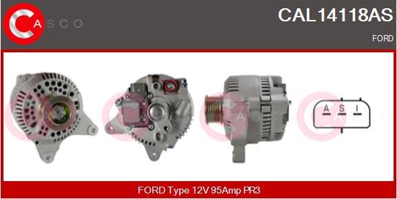 Casco CAL14118AS - Alternatore autozon.pro