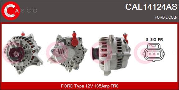 Casco CAL14124AS - Alternatore autozon.pro