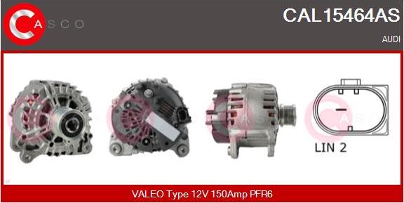 Casco CAL15464AS - Alternatore autozon.pro