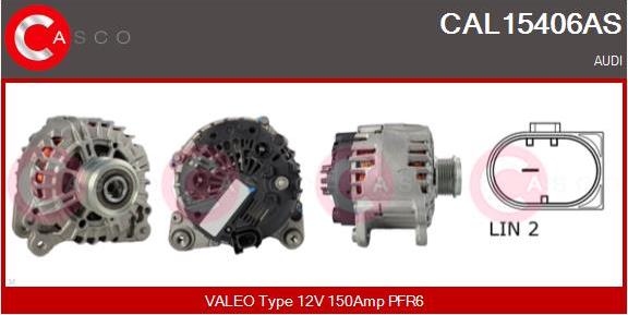 Casco CAL15406AS - Alternatore autozon.pro