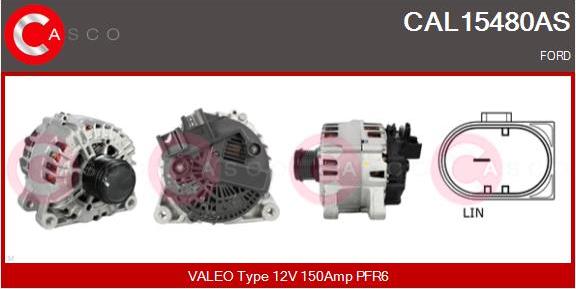 Casco CAL15480AS - Alternatore autozon.pro