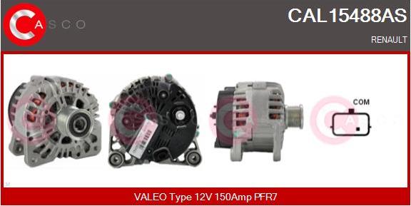 Casco CAL15488AS - Alternatore autozon.pro