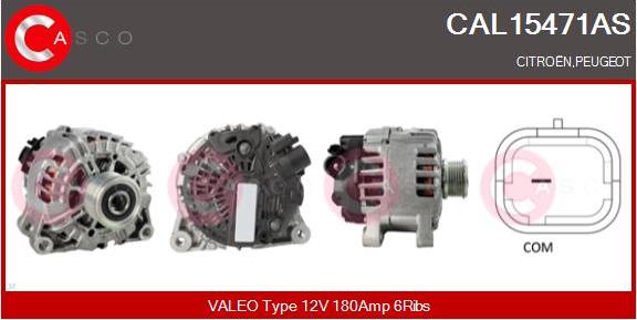 Casco CAL15471AS - Alternatore autozon.pro