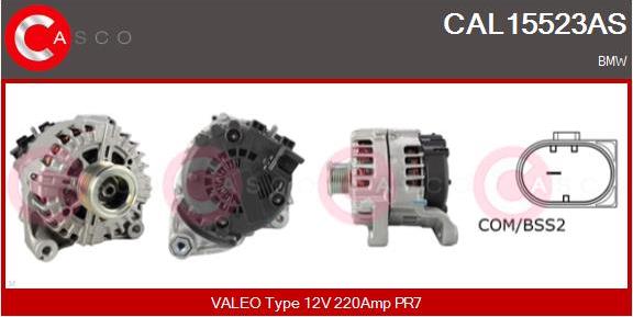 Casco CAL15523AS - Alternatore autozon.pro