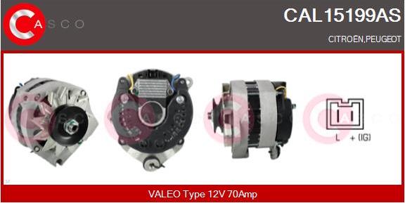 Casco CAL15199AS - Alternatore autozon.pro