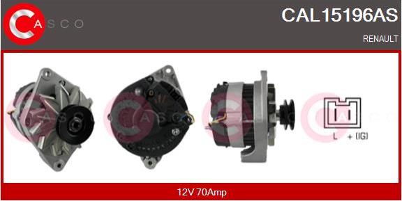 Casco CAL15196AS - Alternatore autozon.pro