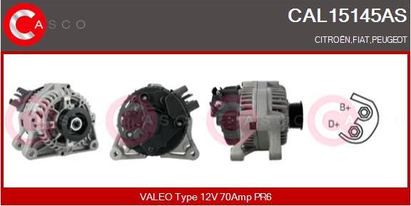 Casco CAL15145AS - Alternatore autozon.pro