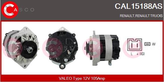 Casco CAL15188AS - Alternatore autozon.pro