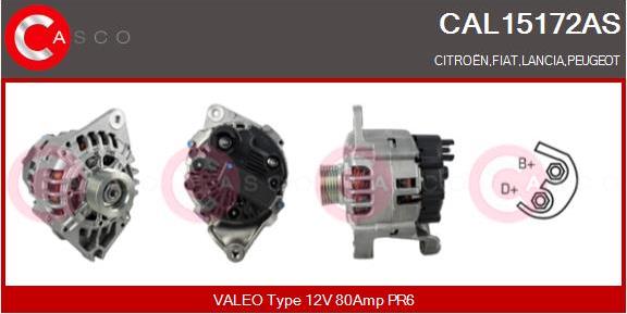 Casco CAL15172AS - Alternatore autozon.pro