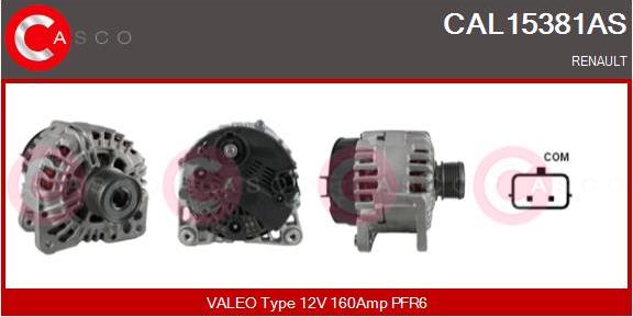 Casco CAL15381AS - Alternatore autozon.pro