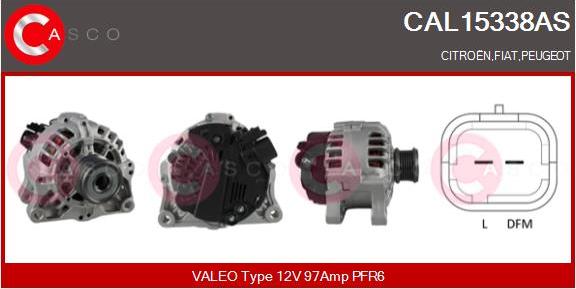 Casco CAL15338AS - Alternatore autozon.pro