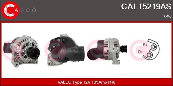 Casco CAL15219AS - Alternatore autozon.pro