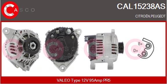 Casco CAL15238AS - Alternatore autozon.pro